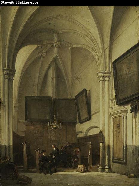 Johannes Bosboom The vestry of St. Stevens Church in Nijmegen